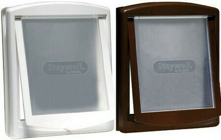 Pet Safe Staywell Πόρτα Σκύλου & Γάτας από Πλαστικό σε Λευκό Χρώμα 35.6 x 30.5εκ.