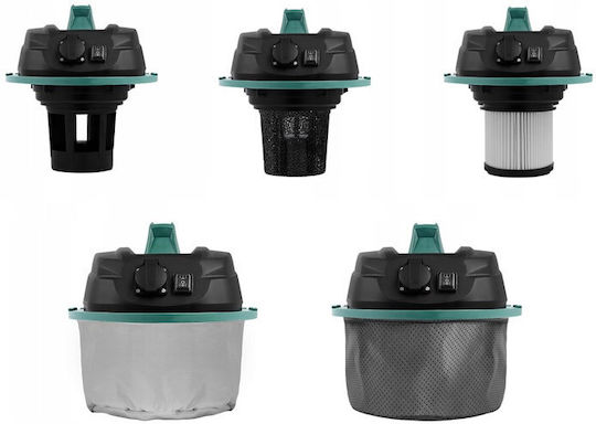 Humberg HM-402 Σκούπα Υγρών / Στερεών 1600W με Ανοξείδωτο Κάδο 30lt