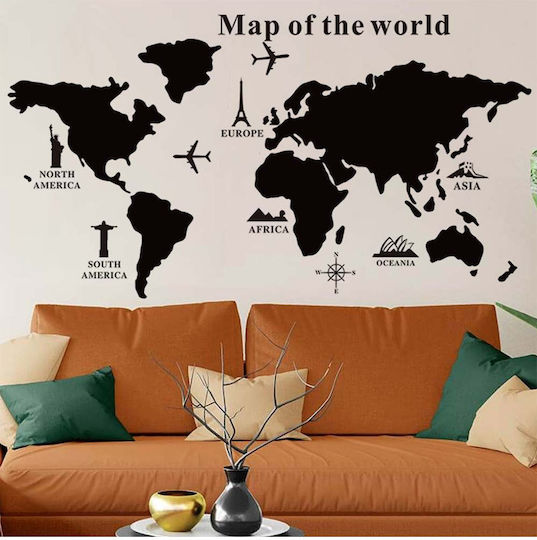 Bakaji Selbstklebende Wand-Kreidefläche 102x55cm