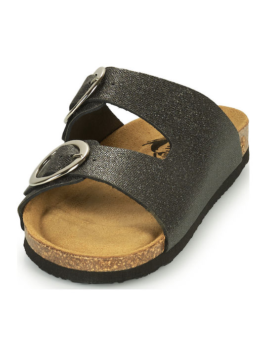 Brigate Women's Flat Sandals in Black Color