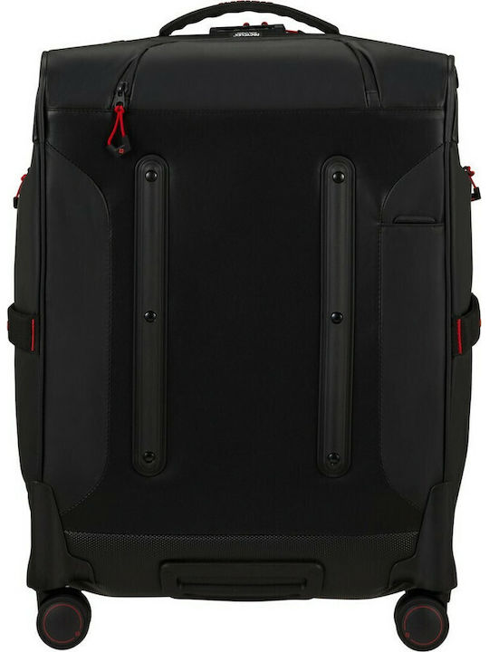 Samsonite Ecodiver Cabin Fabric Black Suitcase with 4 Wheels Height 55cm