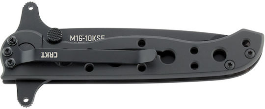 Columbia River Knives M16-10 Special Forces Pocket Knife Black