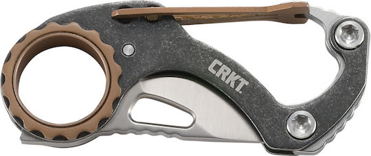 Columbia River Knives Compano Carabiner Pocket Knife Gray