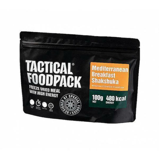 Tactical Foodpack Mediterranean Breakfast Shakshuka Getrocknete Mahlzeiten 100gr - 8 Jahre