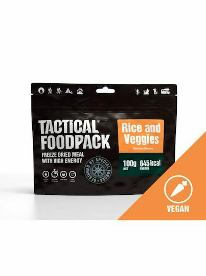 Tactical Foodpack Rice & Veggies Survival Ready Meal with Rice 100γρ. 100gr 1pcs