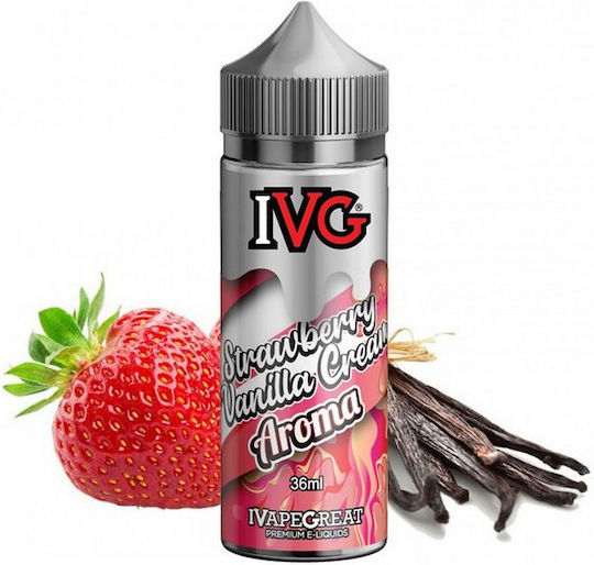 IVG Flavor Shot Strawberry Vanilla Cream 36ml/120ml 1τμχ