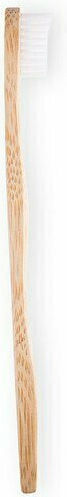 Ola Bamboo Toothbrush Adult Οδοντόβουρτσα Medium Μπεζ / Λευκή