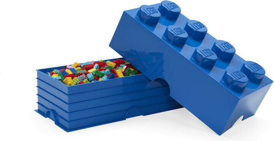 LEGO din Plastic 8-Stud Albastru 50x25x17cm 1buc
