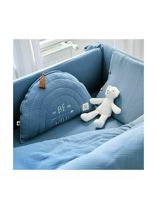 Funna Baby Crib Decorative Pillows Be Wild Petrol 2pcs