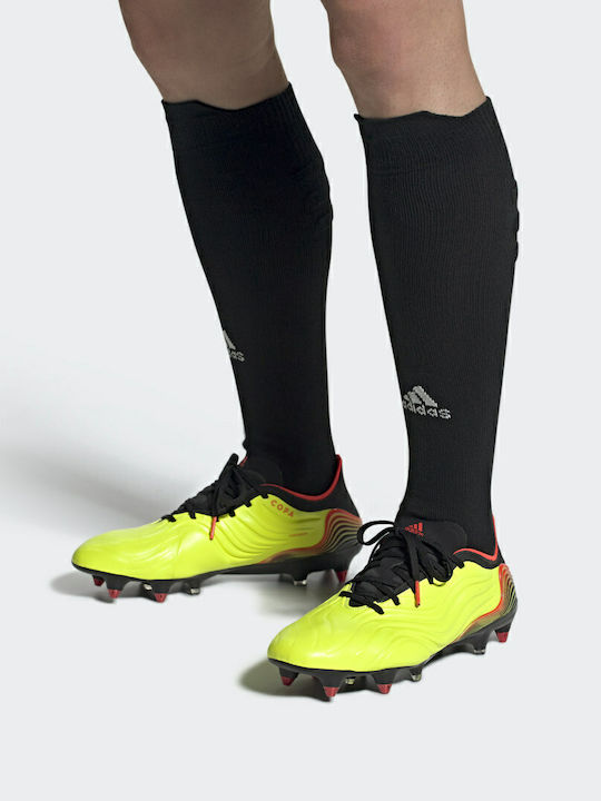 adidas Copa Sense.1 Fußballschuhe mit Stollen Team Solar Yellow / Solar Red / Core Black