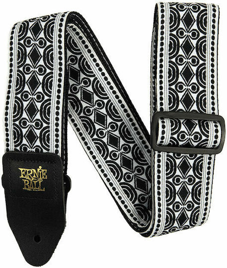 Ernie Ball Jacquard Strap for Guitar / Bass Black