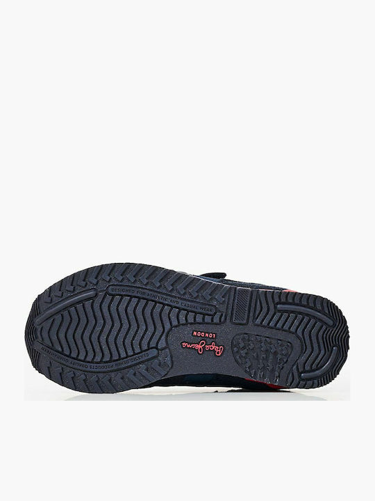 London One Παιδικά Sneakers με Σκρατς Μπλε
