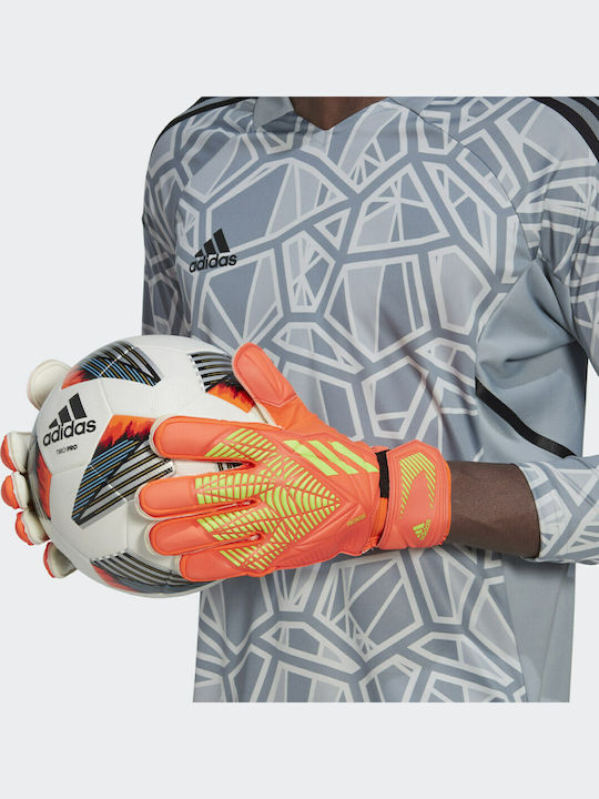 adidas Predator Edge Match Adults Goalkeeper Gloves Red