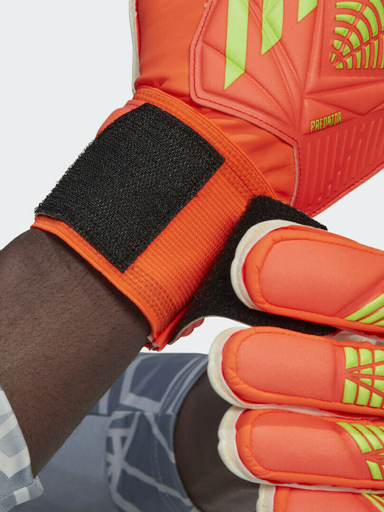 adidas Predator Edge Match Adults Goalkeeper Gloves Red