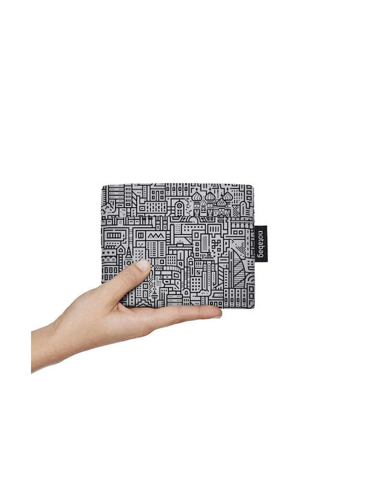 Notabag Hello World Fabric Shopping Bag Gray