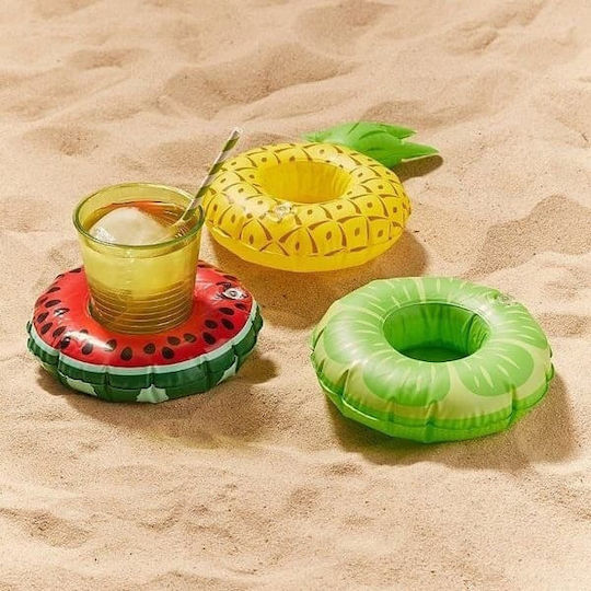 Swim Essentials Ανανάς Φουσκωτή Θήκη Ποτού Ανανάς Κίτρινη