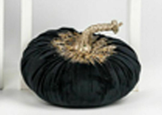 Iliadis Decorative Pumpkin made of Fabric Grey 20x20x14.5cm 1pcs