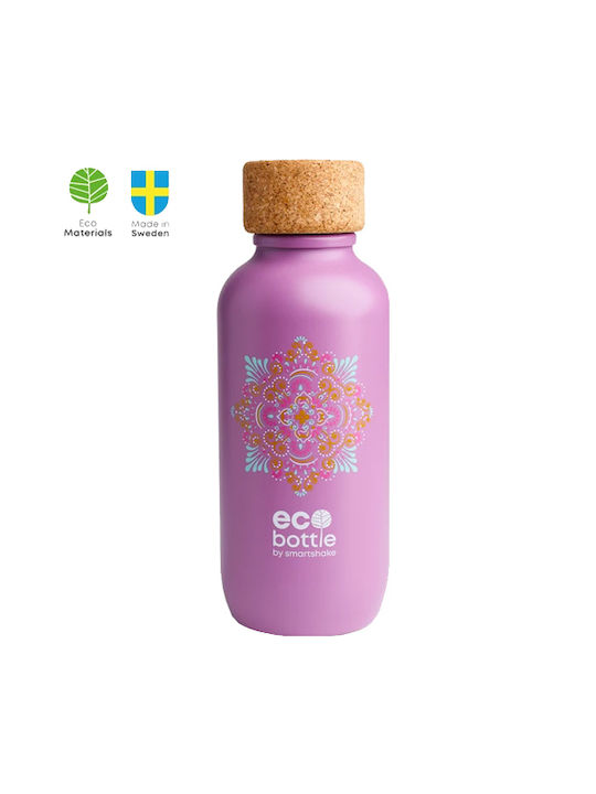 SmartShake EcoBottle Mandala Παγούρι 650ml Ροζ