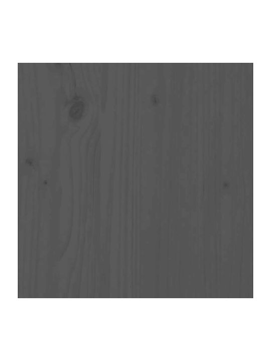 Grey Bookcase 60x35x125cm