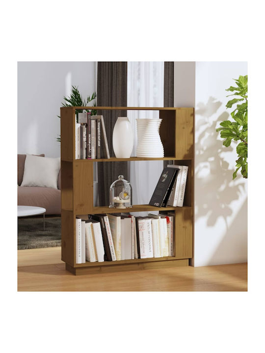 Bookcase Brown 80x25x101cm