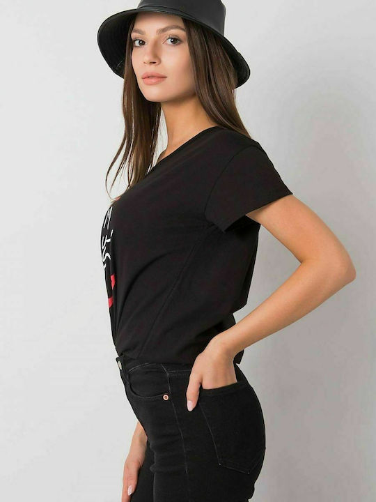 Fancy Damen T-shirt Schwarz