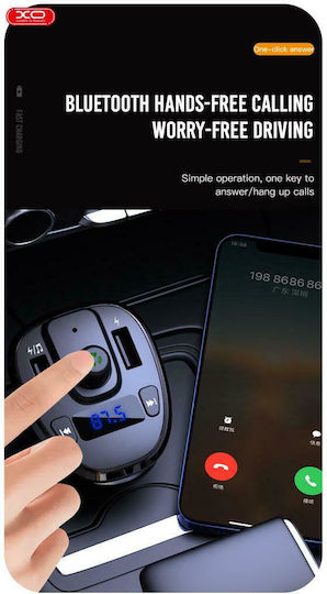 XO FM Car Transmitter BCC05 with Bluetooth