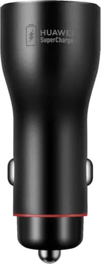 Huawei CP36 Car Charger 22.5W 2.25A with 2xUSB Ports with Type-C Cable Black Colour
