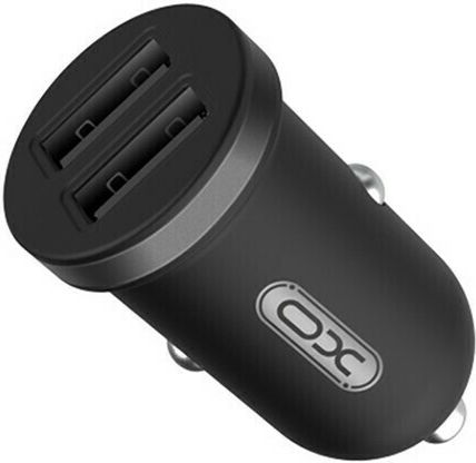 XO CC18 Încărcător Auto cu Porturi: 2xUSB Negru Culoare