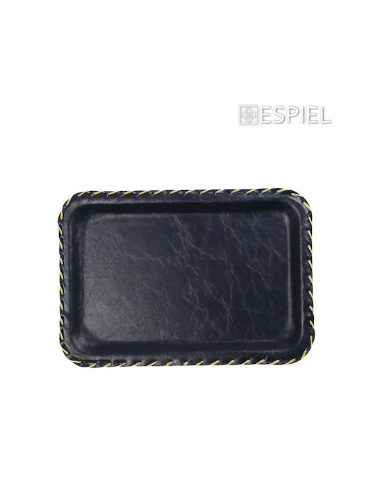 Espiel Kunststoff Rechteckig Serviertablett Navy 44x36cm LTB3646K1 2Stück