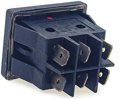 On-Off switch Double 2 positions 3x37x4cm Gray 1pcs