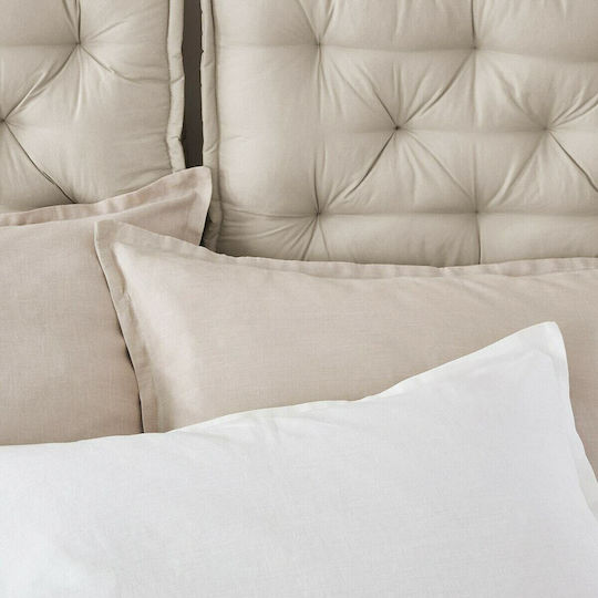 La Redoute Interieurs Scenario Fabric Headboard Cushion Beige 50x70cm