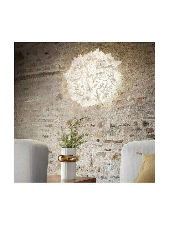 Slamp Veli Foliage Πλαφονιέρα Οροφής 75εκ. Λευκή με Ντουί E27