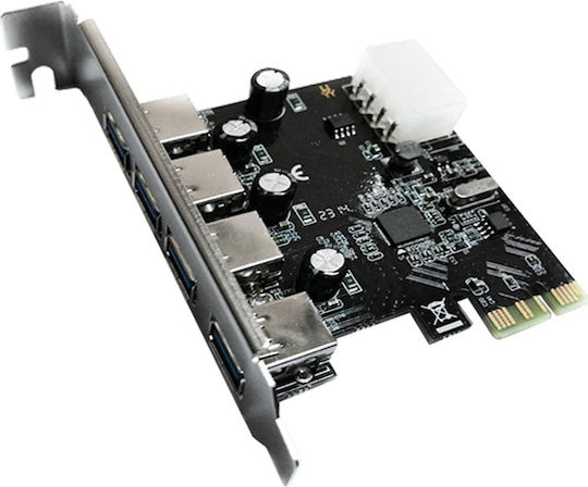 Κάρτα PCIe σε 4 θύρες USB 3.0