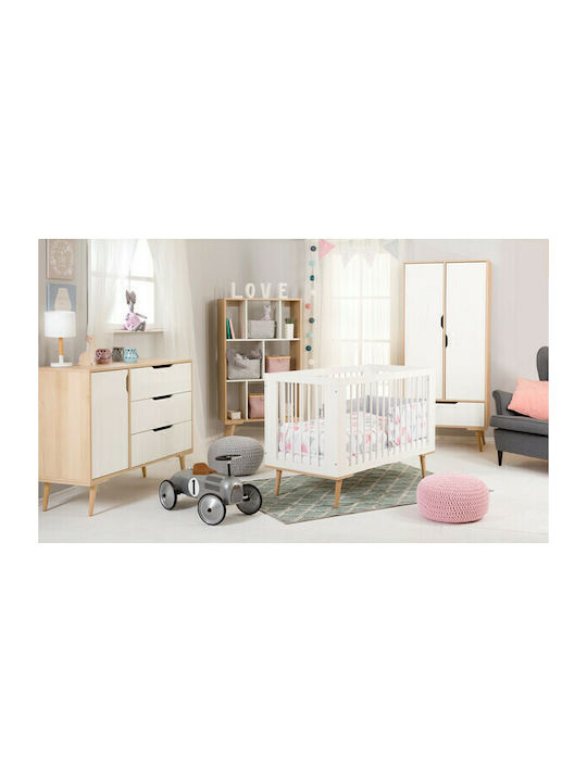 Sofie Zwei Türen Schrank mit 1 Schublade Beige 80x50x180cm