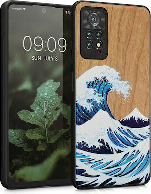 KWmobile Wooden Back Cover Japanese Wave (Redmi Note 11 Pro)