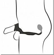You2Toys Rebel Cock Ring With Remote Control Butt Plug Δαχτυλίδι Πέους Σιλικόνης με Πρωκτική Σφήνα Μαύρο 05507280000