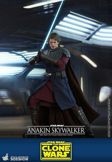 Hot Toys Star Wars Anakin Skywalker The Clone Wars Action Figure Height 31cm in Scale 1:6