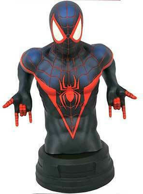 Diamond Select Toys Marvel: Spiderman Resin Mini Bust Miles Morales Φιγούρα ύψους 15εκ. σε Κλίμακα 1:7