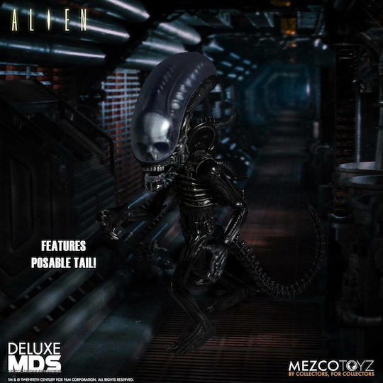 Mezco Toys Xenomorph Deluxe Action-Figur 18cm