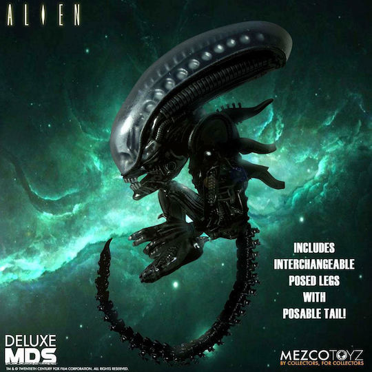 Mezco Toys Xenomorph Deluxe Action-Figur 18cm