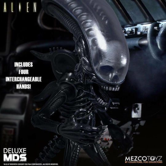 Mezco Toys Xenomorph Deluxe Action-Figur 18cm