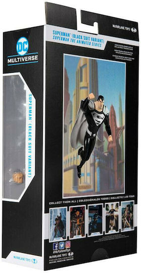 Mcfarlane Toys DC Comics: Superman Black Suit Variant Superman: The Animated Series Φιγούρα Δράσης ύψους 18εκ. σε Κλίμακα 1:10