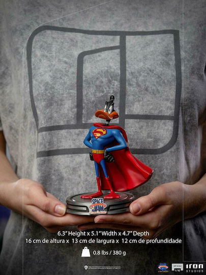Iron Studios Space Jam Daffy Duck as Superman A New Legacy Figure Height 16cm Scale 1:10