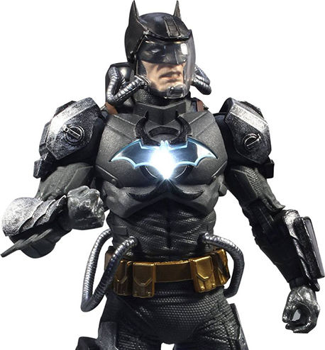 Mcfarlane Toys DC Comics Batman Hazmat Suit Light Up Function Gold Label Multiverse Action Figure Height 18cm Scale 1:10