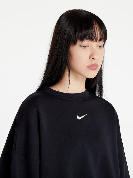 Long Women's Sweatshirt Black