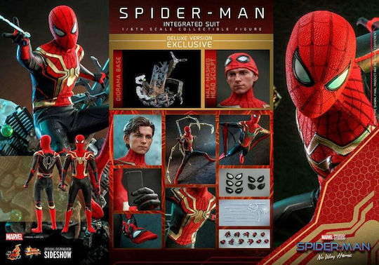 Hot Toys Marvel: Spiderman Integrated Suit Spider-Man No Way Home Φιγούρα Δράσης ύψους 29εκ. σε Κλίμακα 1:6