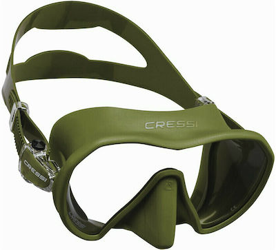 CressiSub Silicone Diving Mask ZS1 Χακί