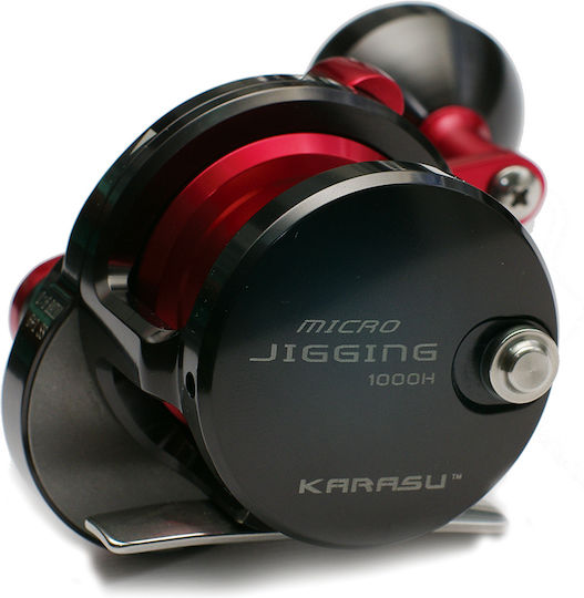 Karasu HT-30C Micro Fischrolle für Jigging Linkshänder