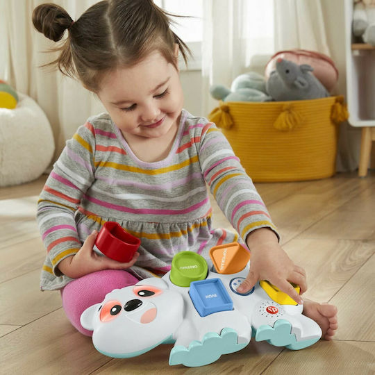 Fisher Price Jucărie de Sortare a Formelor Ursulețul Schematuța cu muzică pentru 18++ Luni