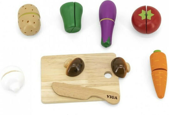 Viga Toys Λαχανικά από Ξύλο για 1.5+ Ετών